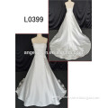 romantic angel silk wedding dress of real picture wedding dress